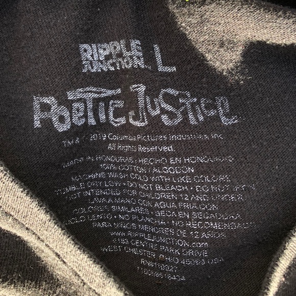 Tupac Shakur Poetic Justice tee - Picture 2 of 2